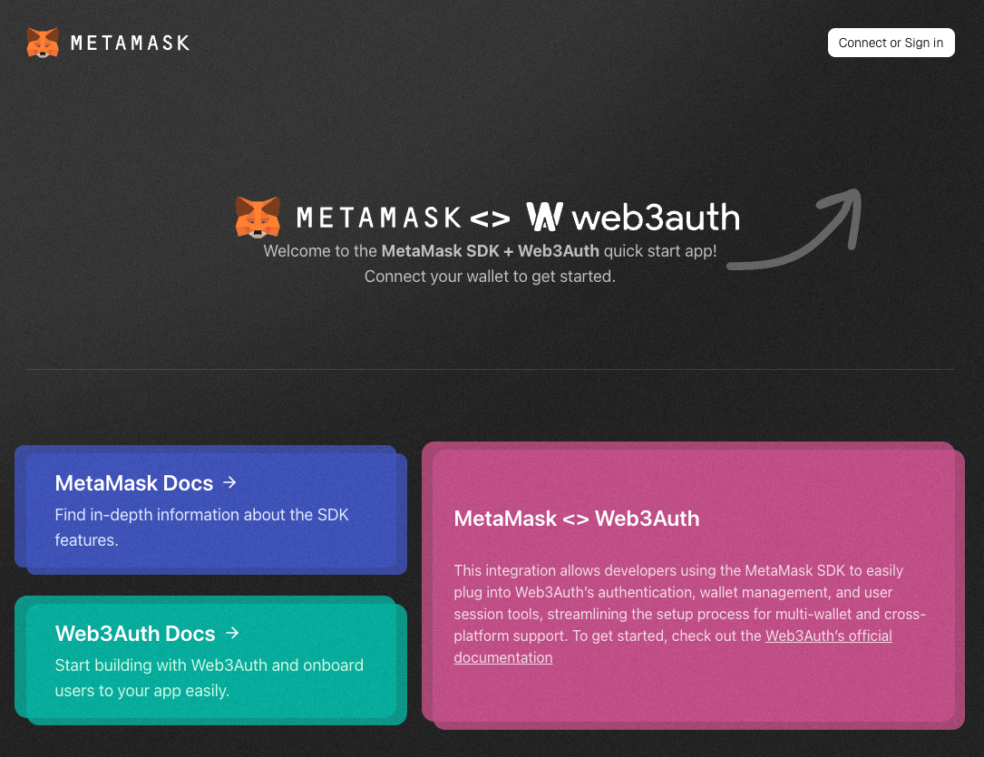 Web3Auth SDK Quickstart